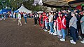 * Nomination Spectators seek shelter from a rain shower at the EURO 2024 Festival Frankfurt --MB-one 07:35, 2 May 2025 (UTC) * Promotion  Support Good quality. --Mike Peel 21:01, 8 May 2025 (UTC)