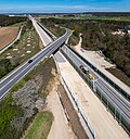 * Nomination Bridge of the ST2244 over the high-speed line Nuremberg-Ebensfeld before Hirschaid during the construction of the new line, aerial view --Ermell 05:25, 7 May 2025 (UTC) * Promotion  Support Good quality. --Tournasol7 06:05, 7 May 2025 (UTC)