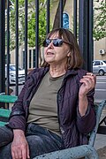 * Nomination Wiki-historian sitting on a bench near 1, Taras Shevchenko street, Tashkent, Uzbekistan. --Красный 04:44, 7 May 2025 (UTC) * Promotion  Support Good quality. --Ermell 05:20, 7 May 2025 (UTC)