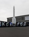 * Nomination Model of an Ariane 6 rocket at ILA Berlin Air Show 2018 --MB-one 09:18, 6 May 2025 (UTC) * Promotion  Support Good quality. --Lvova 19:45, 7 May 2025 (UTC)
