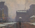"Tremont and Boylston Streets, Boston", by A. C. Goodwin, 1915