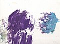 scan of painting by mountain cat; the only original art I own. I expect uploading it to Wikimedia will cause it to appreciate in value tremendously.