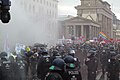 Right Conspiracists/COVIC-19 denier protest next to the Reichstag building in November 2020