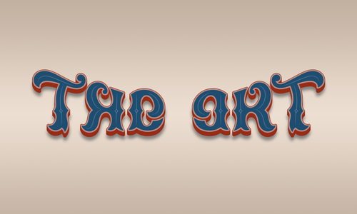 The art. Mirror symmetry (vertical axis)