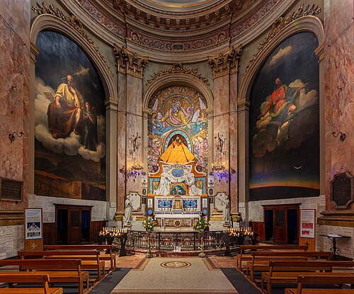 Image of the Black Madonna in the basilica of Our Lady of the Daurade, Toulouse, France.