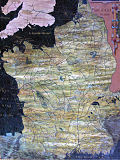Map of France, Palazzo Vecchio, Florence