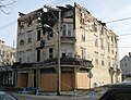 Historic building after the fire