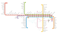 Porto Subway routes diagram
