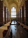 Bibliothèque de l'IMEC, abbaye d'Ardenne (Calvados)
