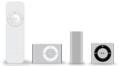 The iPod shuffle family