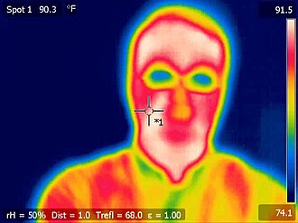 Thermal camera self-portrait