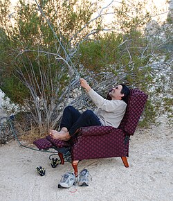 Belaying in Joshua Tree