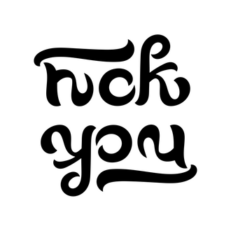 Fuck you. 180° rotational symmetry