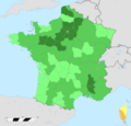 France total fertility rate by region 2014