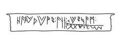 Bergakker inscription - oldest text in (pre) Dutch (425-450)