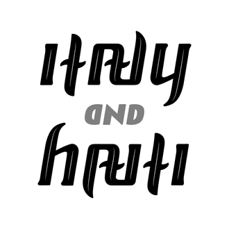 Italy and Haiti. 180° rotational symmetry