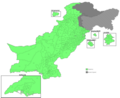 1985 Pakistan general election map