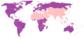 Countries with absolute Christian majority (50%+)