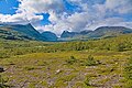 Ladtjovagge valley in Norbotten Län Sweden in August 2022